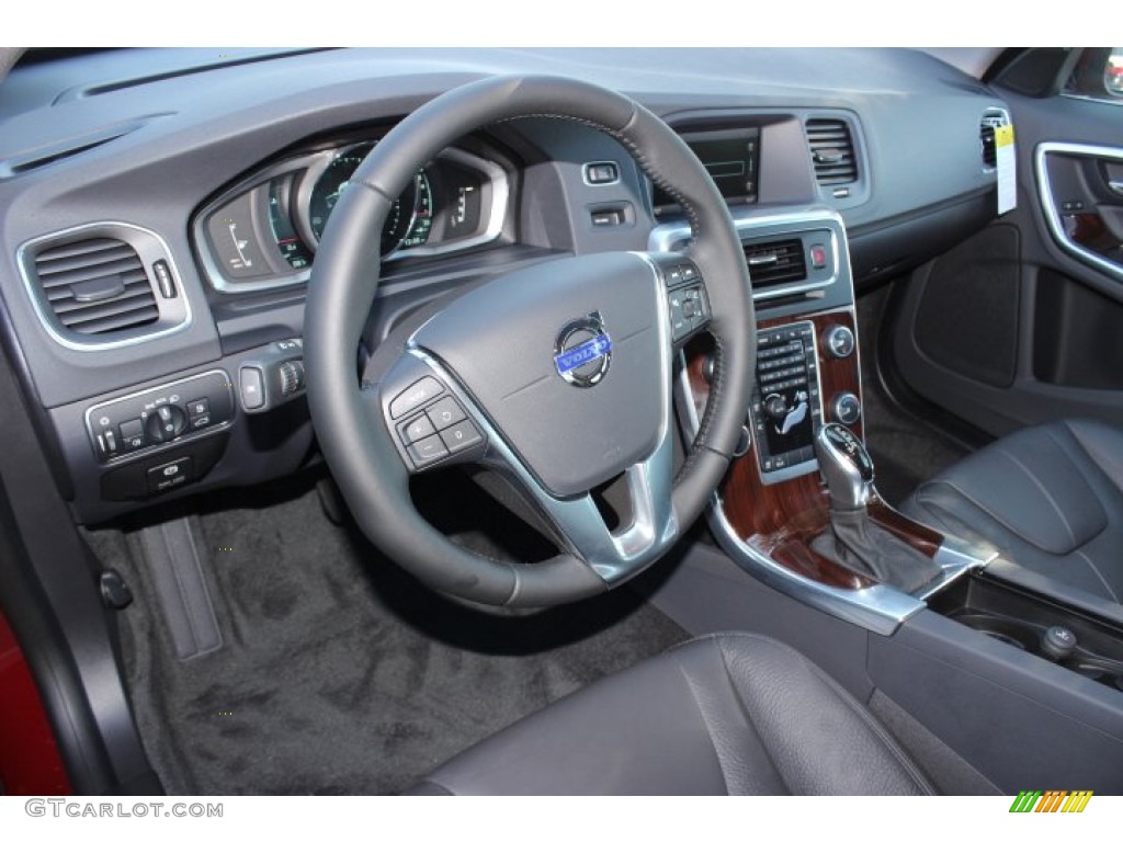 Off Black Interior 2014 Volvo S60 T5 Photo #88357541