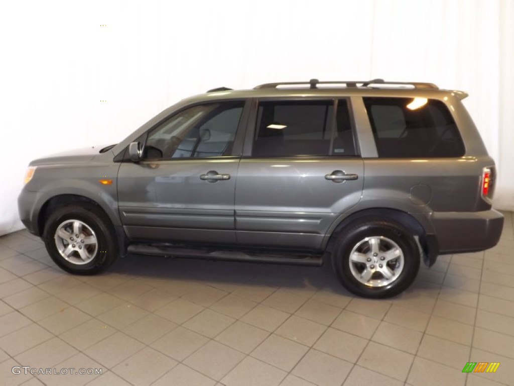 2007 Pilot EX-L - Nimbus Gray Metallic / Gray photo #10