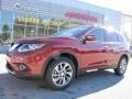 2014 Cayenne Red Nissan Rogue SL  photo #1