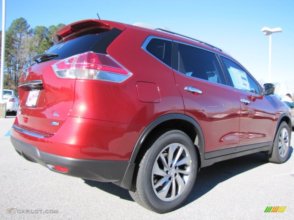 2014 Rogue SL - Cayenne Red / Charcoal photo #5