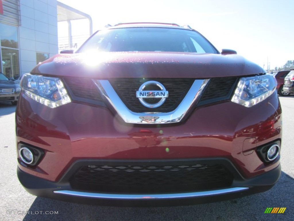2014 Rogue SL - Cayenne Red / Charcoal photo #8
