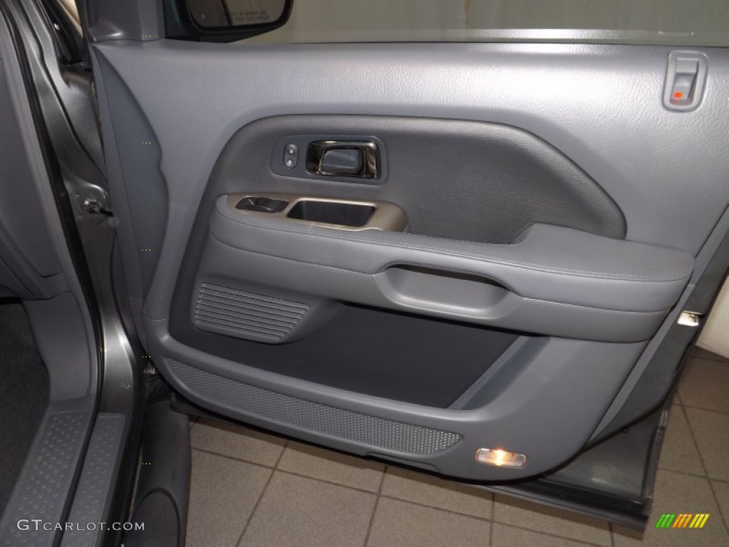 2007 Pilot EX-L - Nimbus Gray Metallic / Gray photo #30