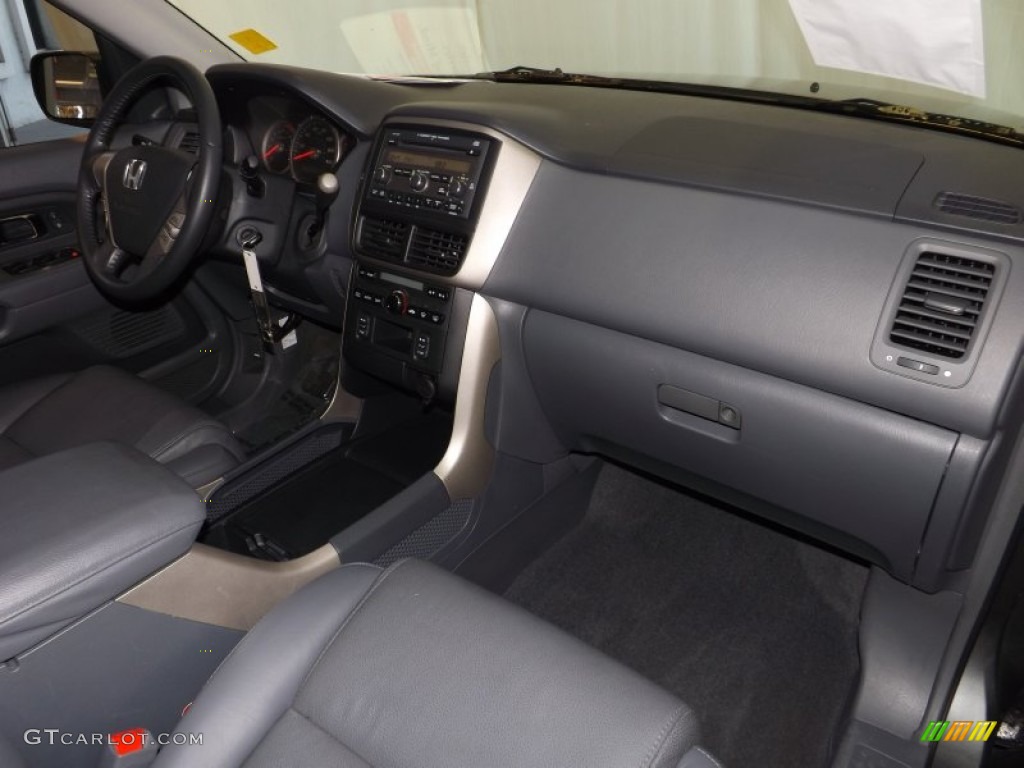 2007 Pilot EX-L - Nimbus Gray Metallic / Gray photo #31