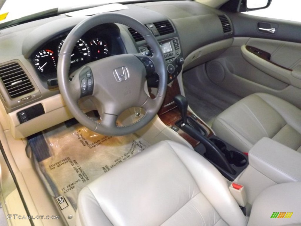 2006 Accord EX-L Sedan - Desert Mist Metallic / Ivory photo #12