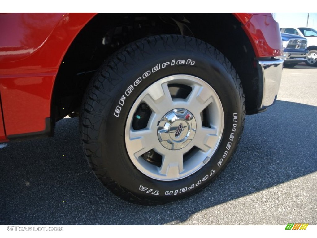 2010 F150 XLT Regular Cab - Vermillion Red / Medium Stone photo #17