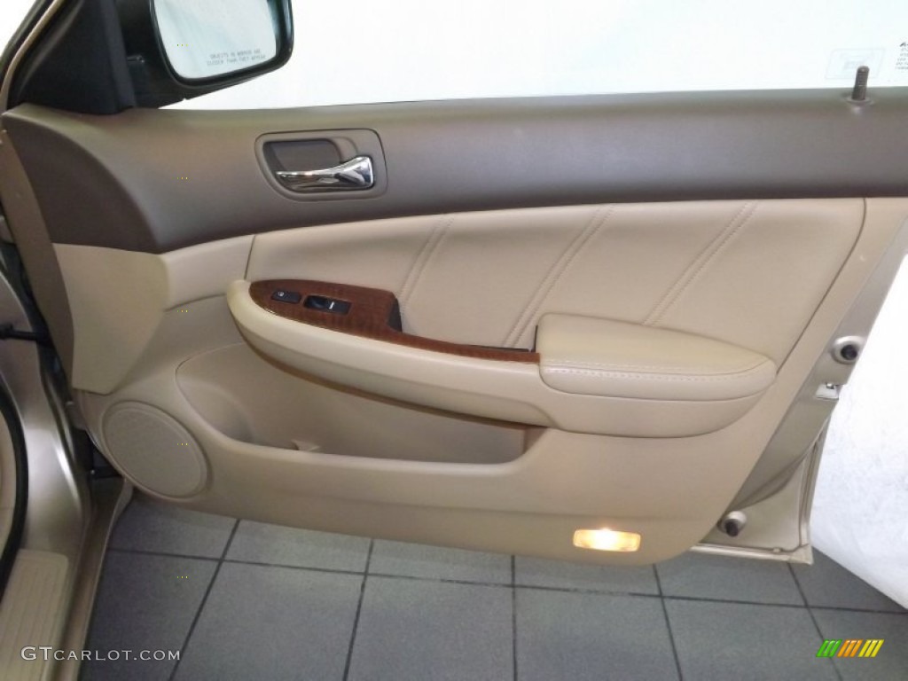 2006 Accord EX-L Sedan - Desert Mist Metallic / Ivory photo #31