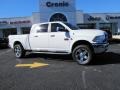 2012 Bright White Dodge Ram 2500 HD Laramie Mega Cab 4x4  photo #1