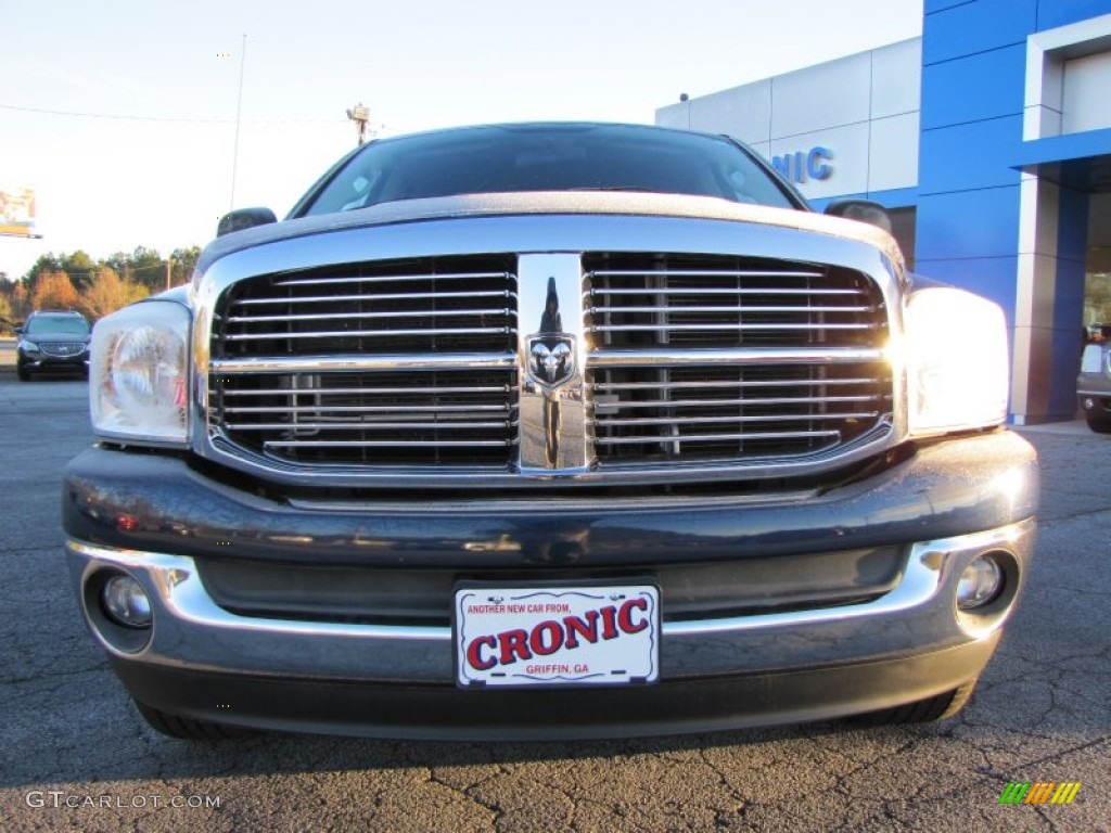 2007 Ram 1500 SLT Quad Cab - Patriot Blue Pearl / Medium Slate Gray photo #2