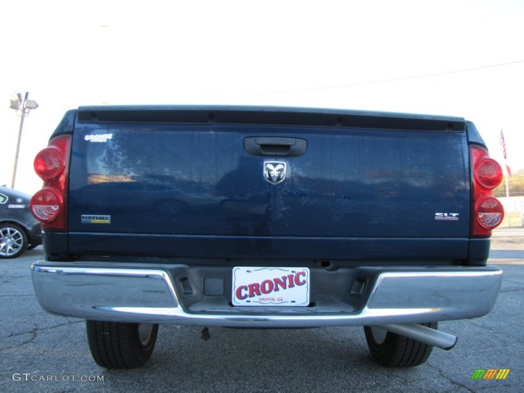 2007 Ram 1500 SLT Quad Cab - Patriot Blue Pearl / Medium Slate Gray photo #6