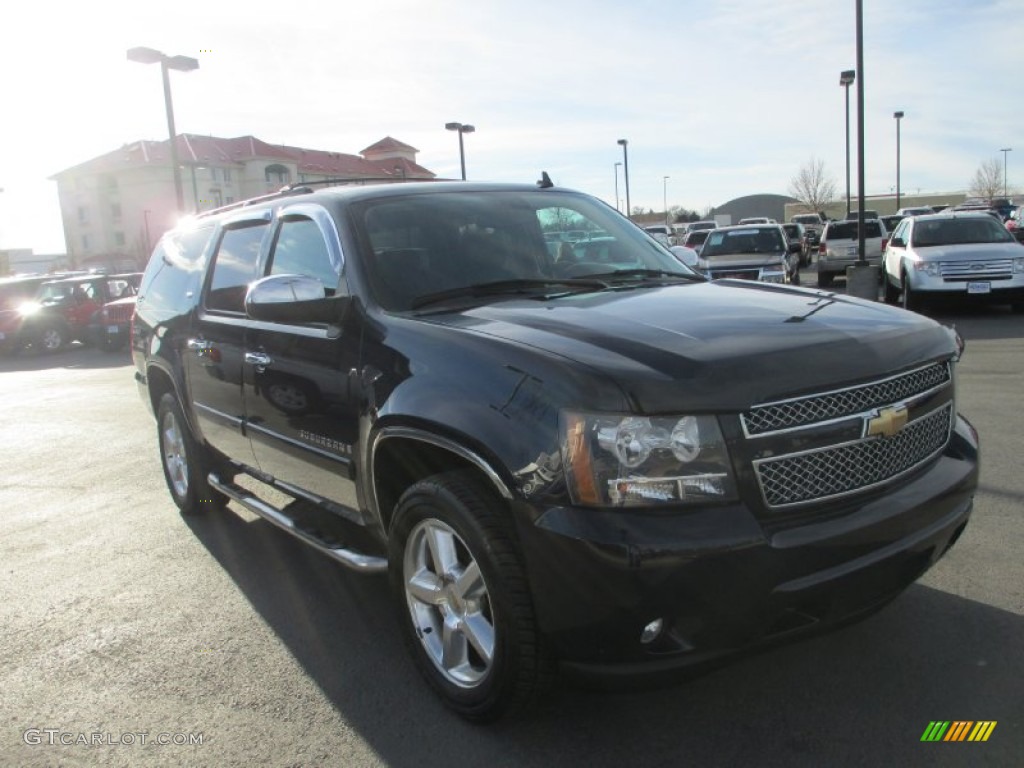 2008 Suburban 1500 LT 4x4 - Dark Blue Metallic / Ebony photo #1