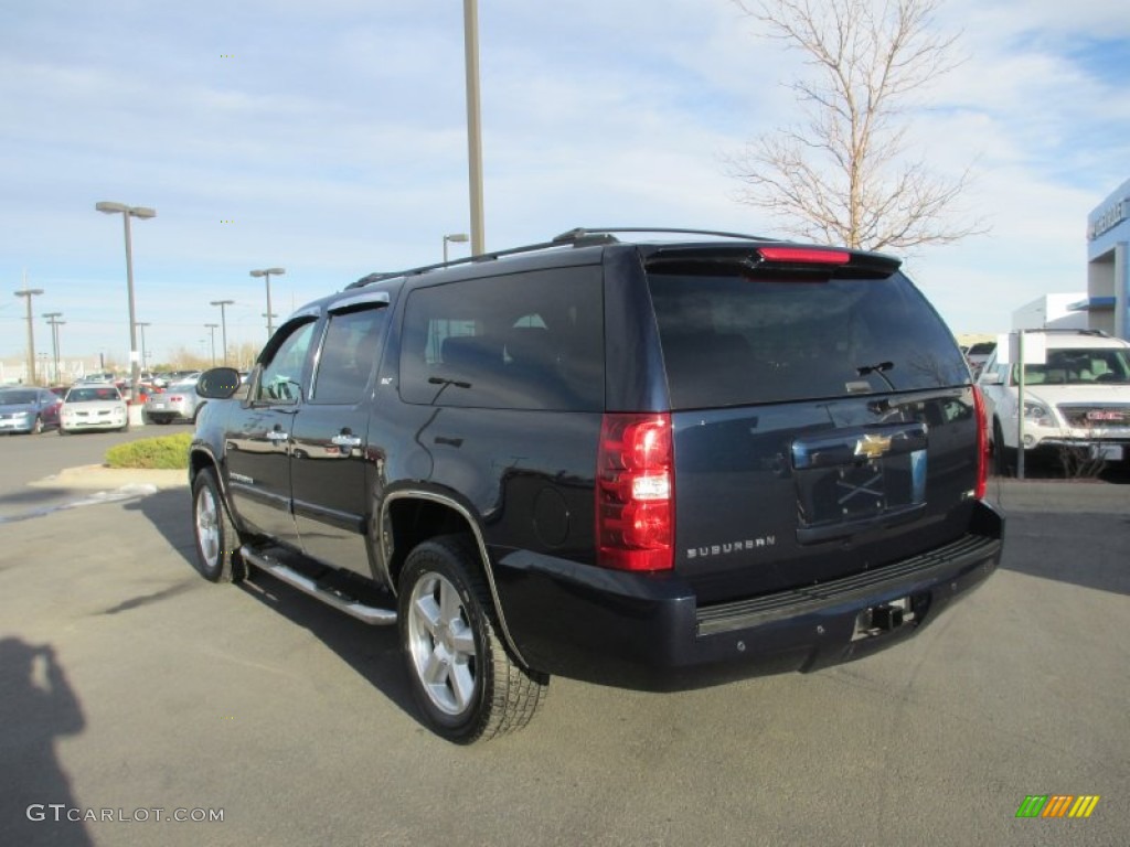2008 Suburban 1500 LT 4x4 - Dark Blue Metallic / Ebony photo #4