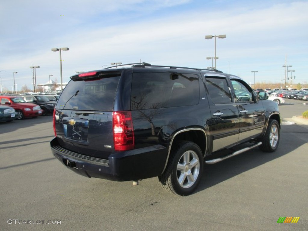 2008 Suburban 1500 LT 4x4 - Dark Blue Metallic / Ebony photo #6