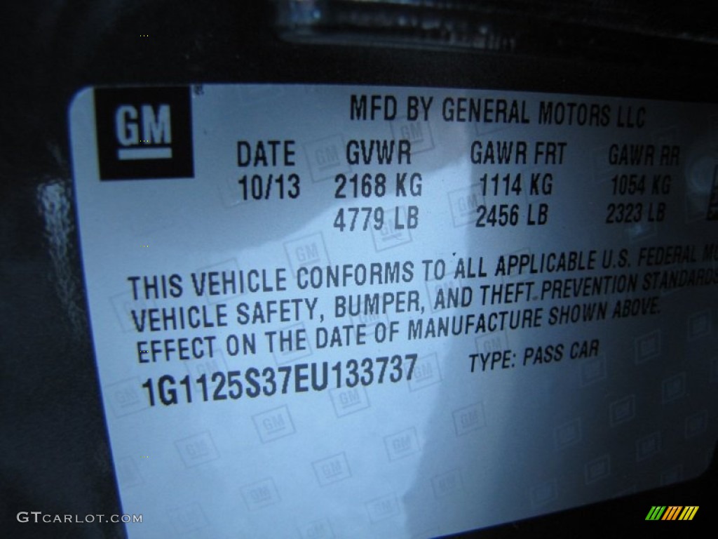 2014 Impala LT - Ashen Gray Metallic / Jet Black photo #17