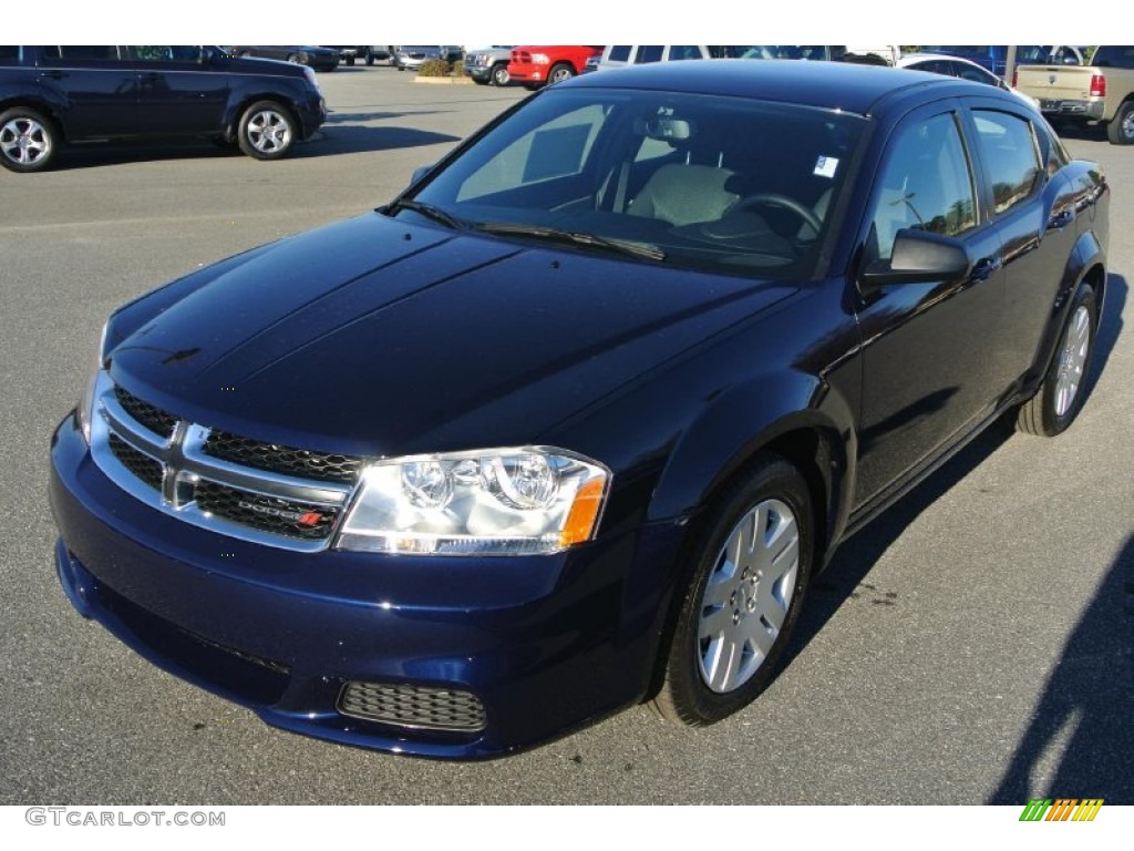 2014 Avenger SE - True Blue Pearl / Black photo #1