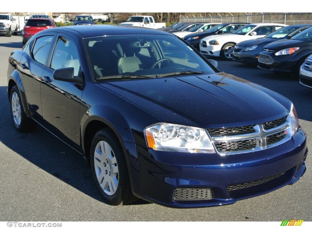 2014 Avenger SE - True Blue Pearl / Black photo #2