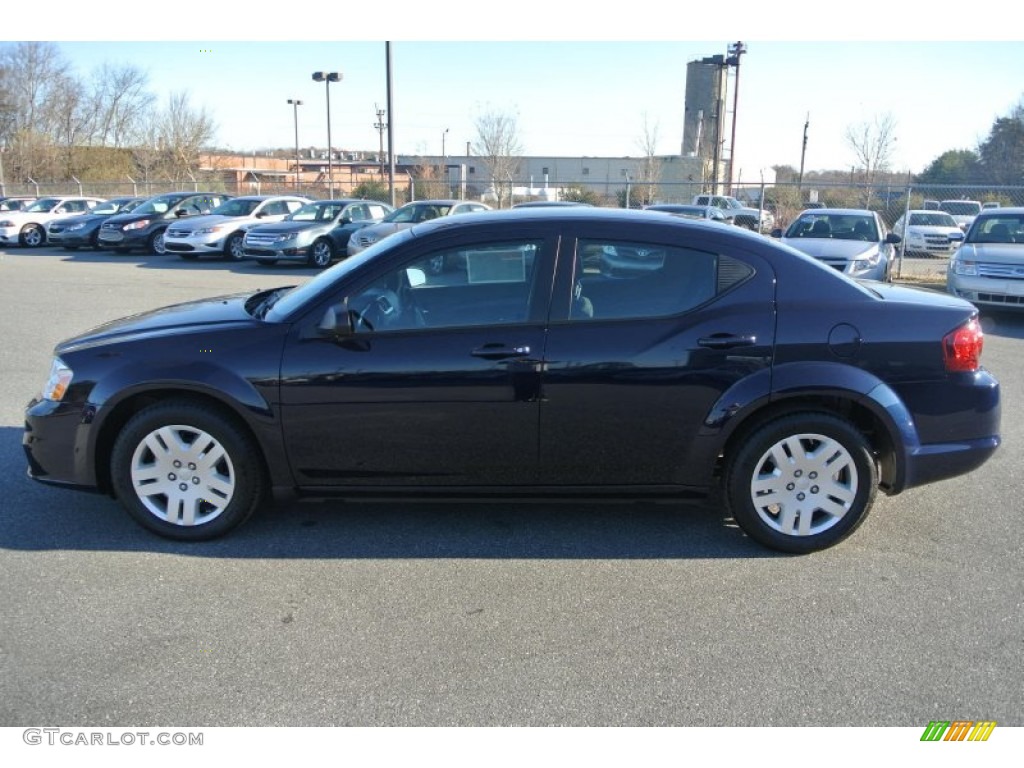 2014 Avenger SE - True Blue Pearl / Black photo #3
