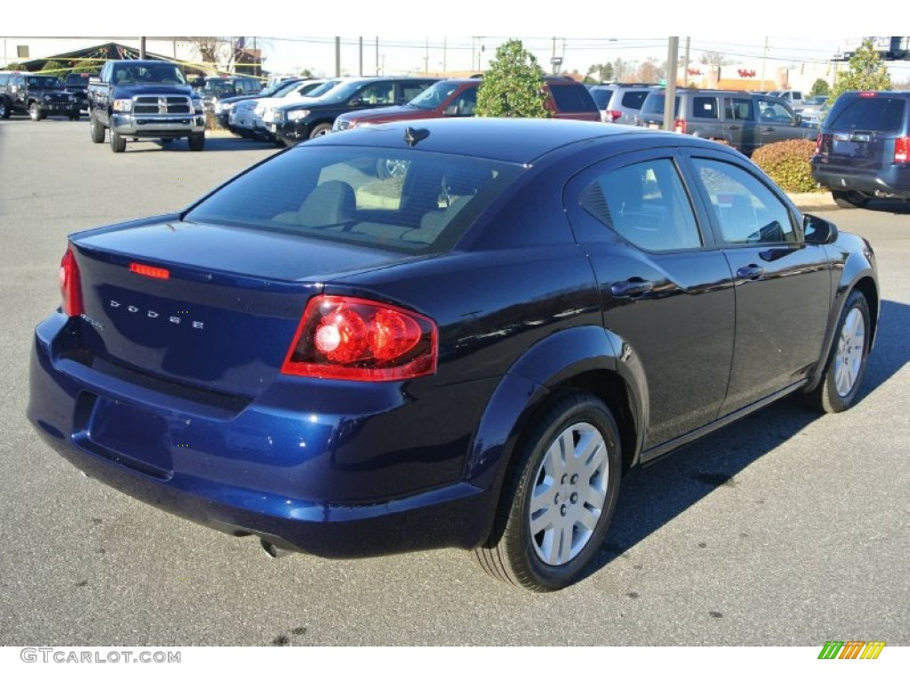 2014 Avenger SE - True Blue Pearl / Black photo #5
