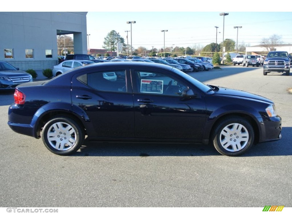 2014 Avenger SE - True Blue Pearl / Black photo #6
