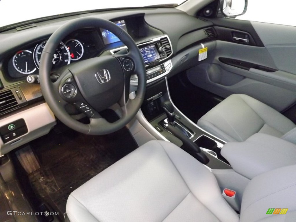 2014 Accord EX-L Sedan - Modern Steel Metallic / Gray photo #11