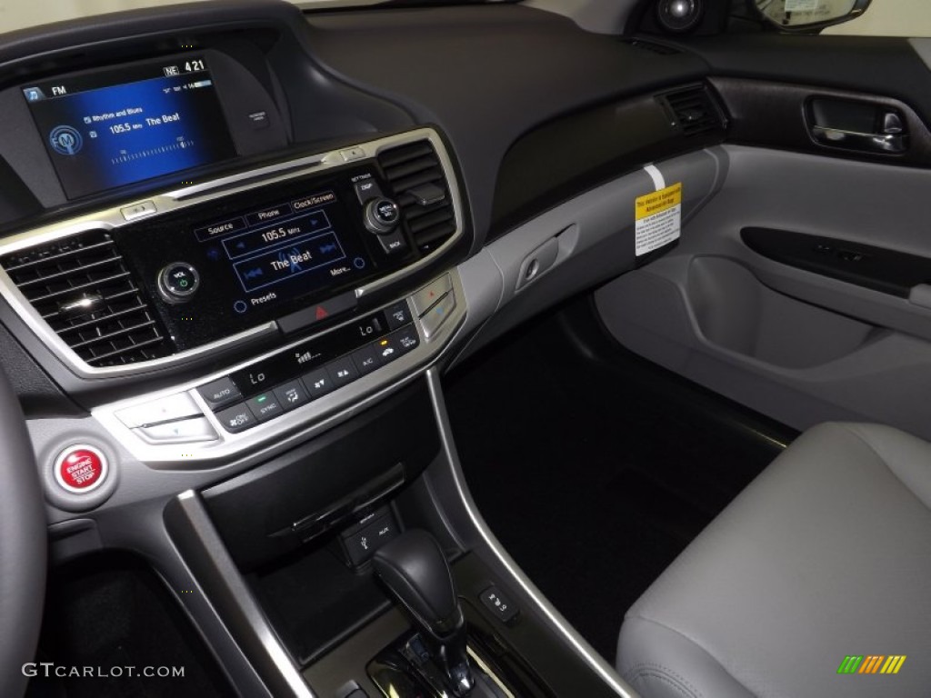 2014 Accord EX-L Sedan - Modern Steel Metallic / Gray photo #13
