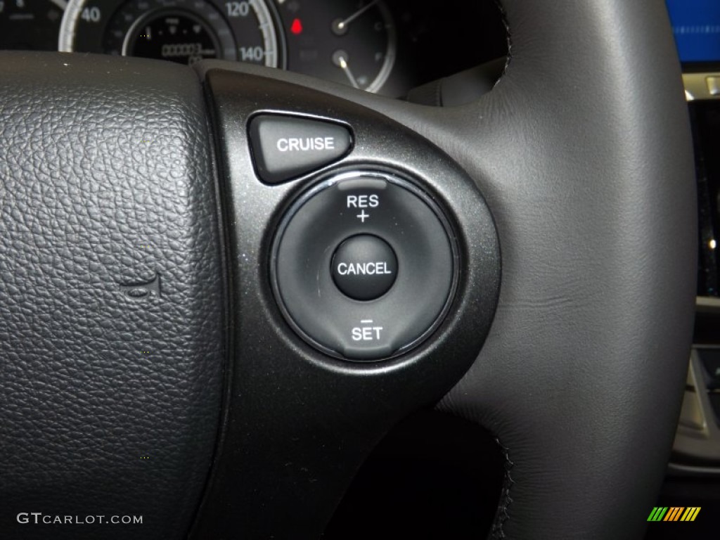 2014 Accord EX-L Sedan - Modern Steel Metallic / Gray photo #29