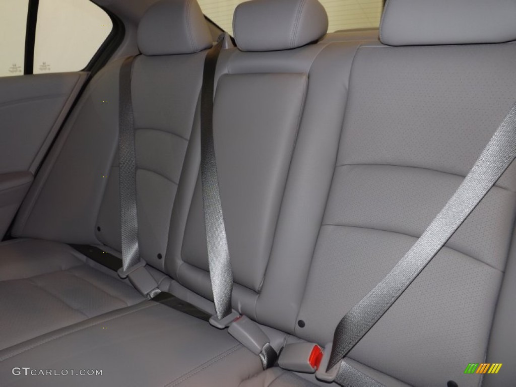 2014 Accord EX-L Sedan - Modern Steel Metallic / Gray photo #33