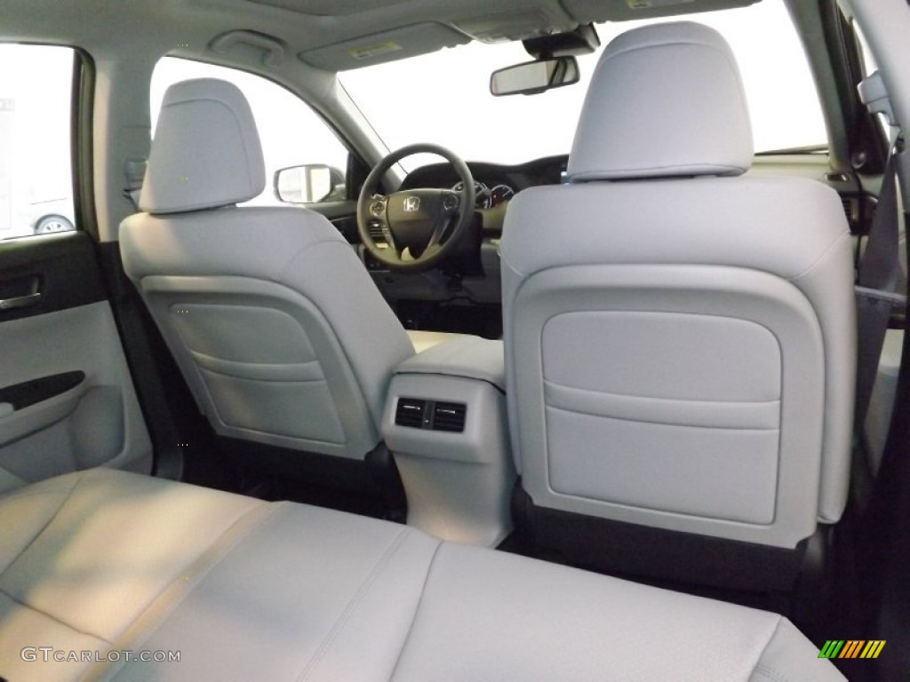2014 Accord EX-L Sedan - Modern Steel Metallic / Gray photo #35