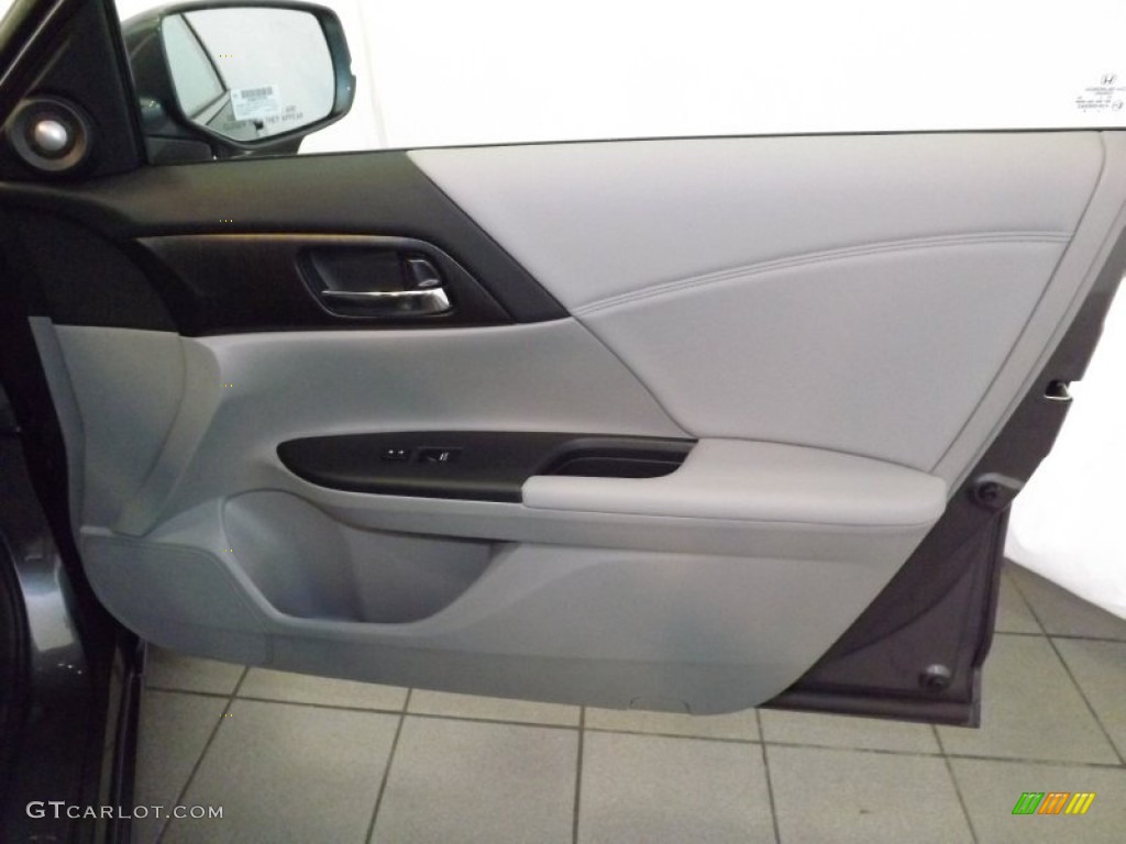 2014 Accord EX-L Sedan - Modern Steel Metallic / Gray photo #36