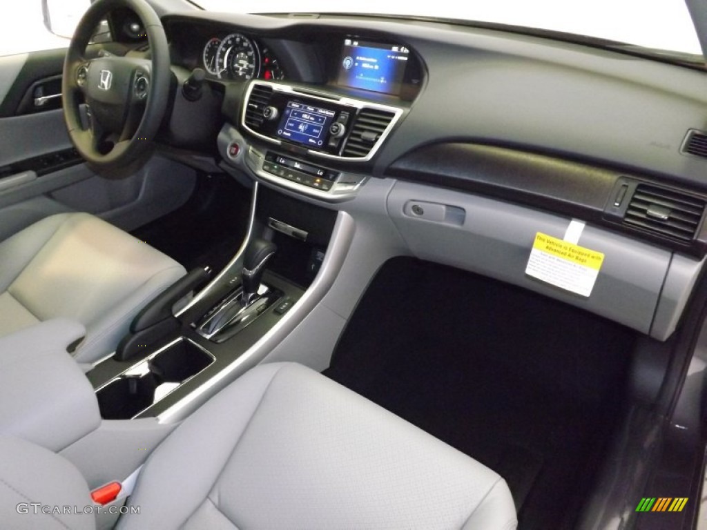 2014 Accord EX-L Sedan - Modern Steel Metallic / Gray photo #37