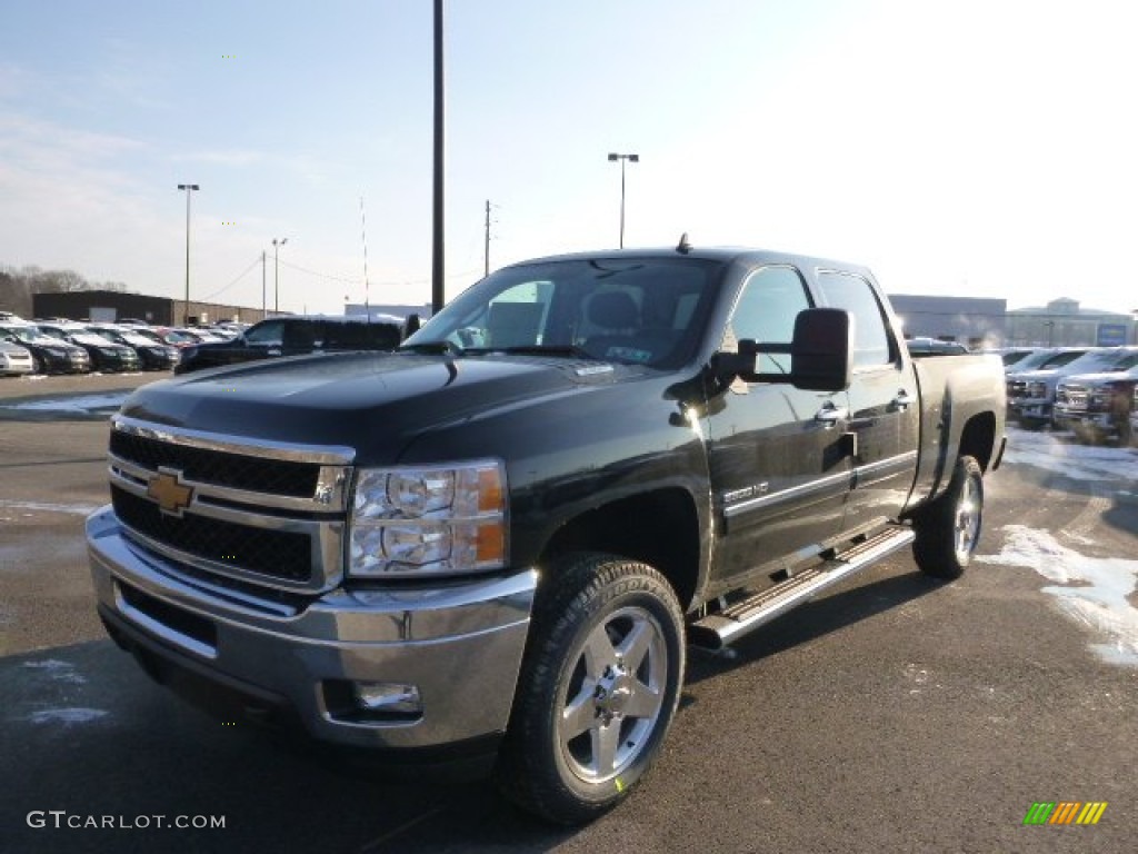 2014 Silverado 2500HD LT Crew Cab 4x4 - Black / Ebony photo #1