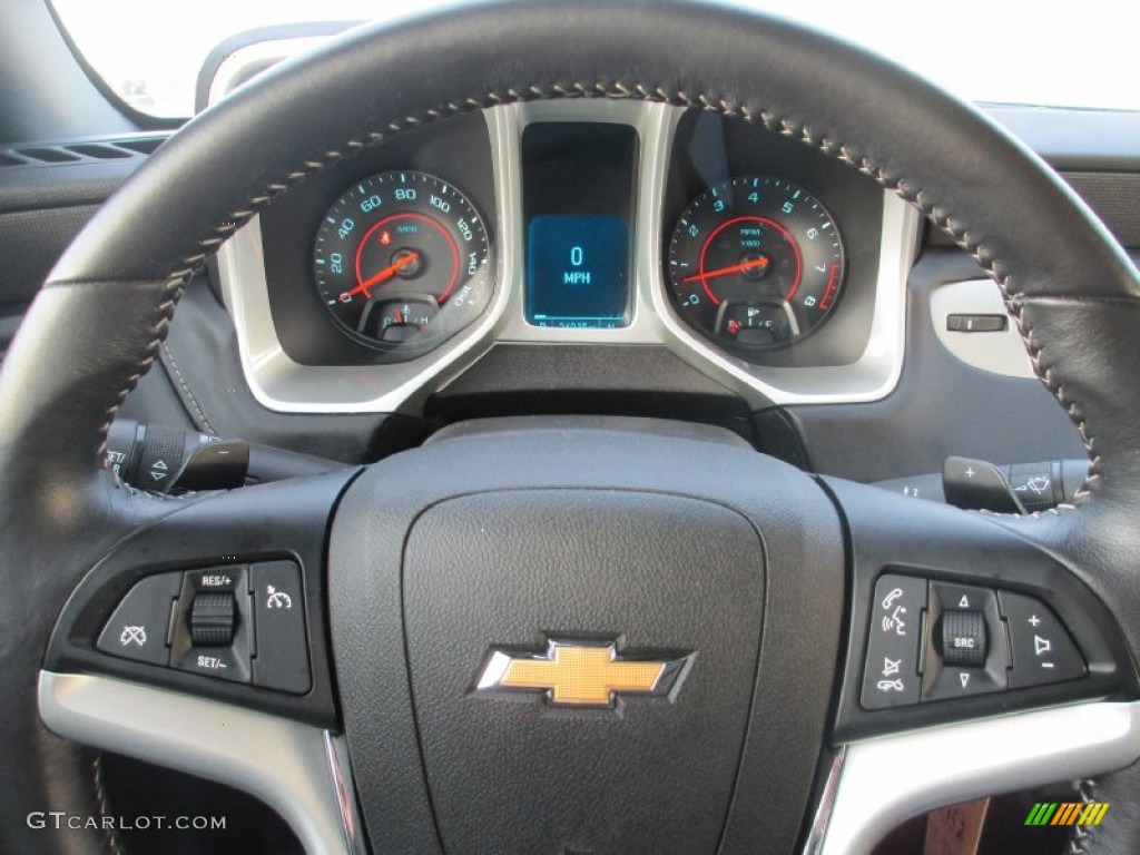 2012 Camaro LT Coupe - Silver Ice Metallic / Black photo #12