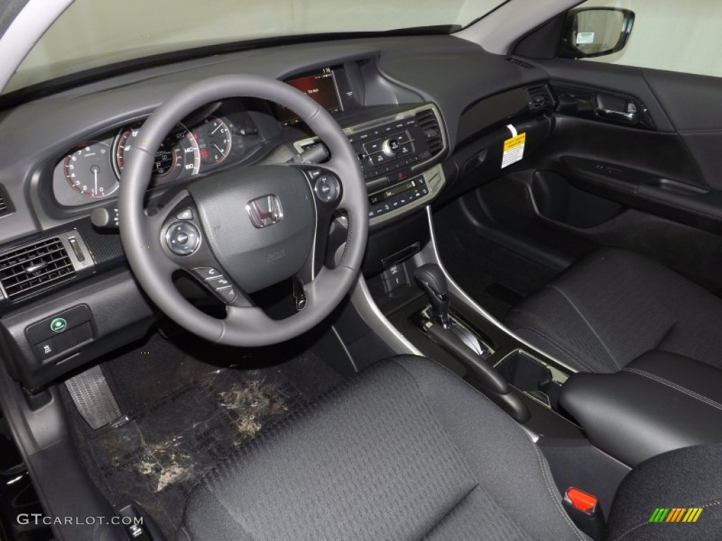 Black Interior 2014 Honda Accord Sport Sedan Photo #88366781