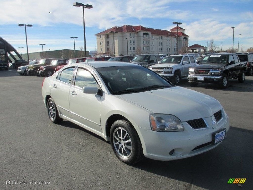 2005 Galant ES - Dover White Pearl / Black photo #1