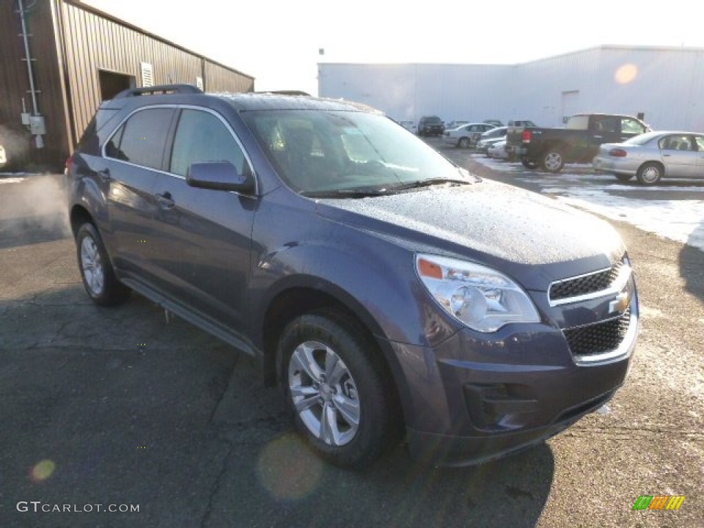 2014 Equinox LT AWD - Atlantis Blue Metallic / Jet Black photo #3