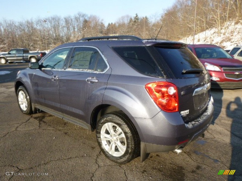 2014 Equinox LT AWD - Atlantis Blue Metallic / Jet Black photo #7