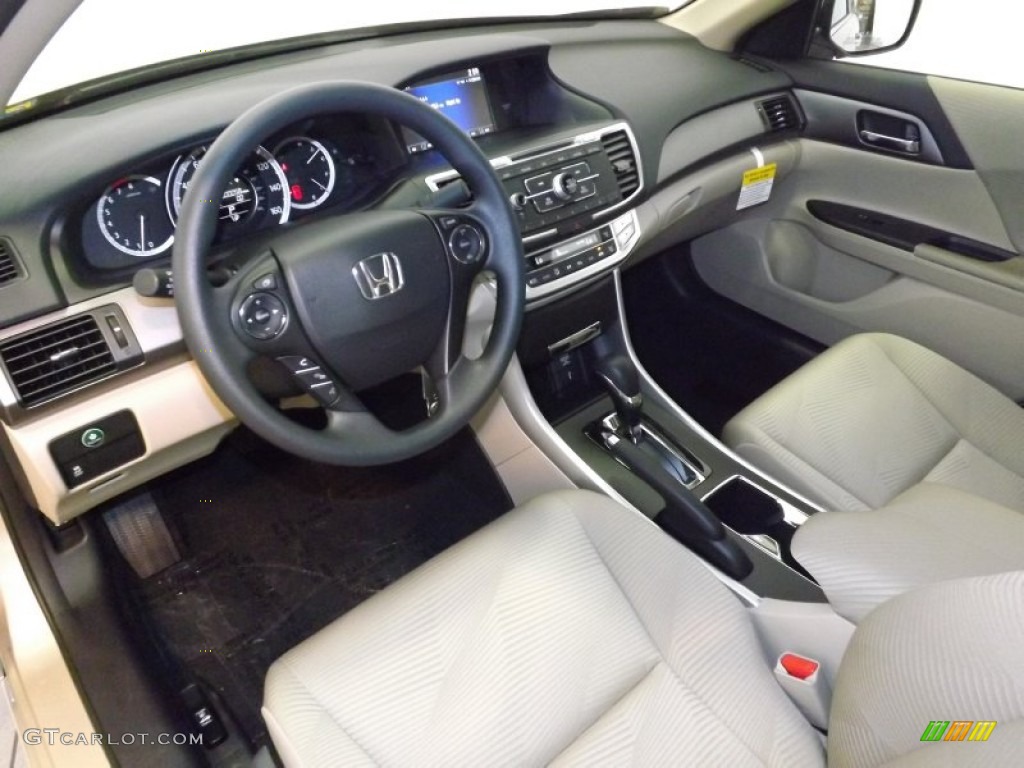 Ivory Interior 2014 Honda Accord LX Sedan Photo #88370053