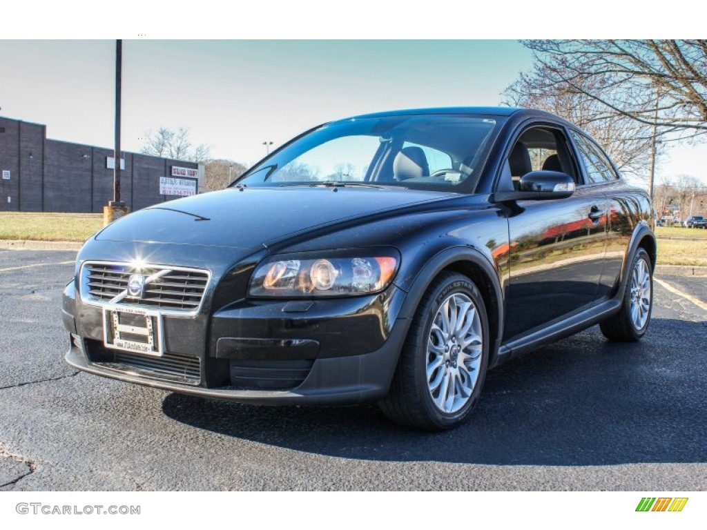 2008 C30 T5 Version 1.0 - Black Sapphire Metallic / Off Black photo #1