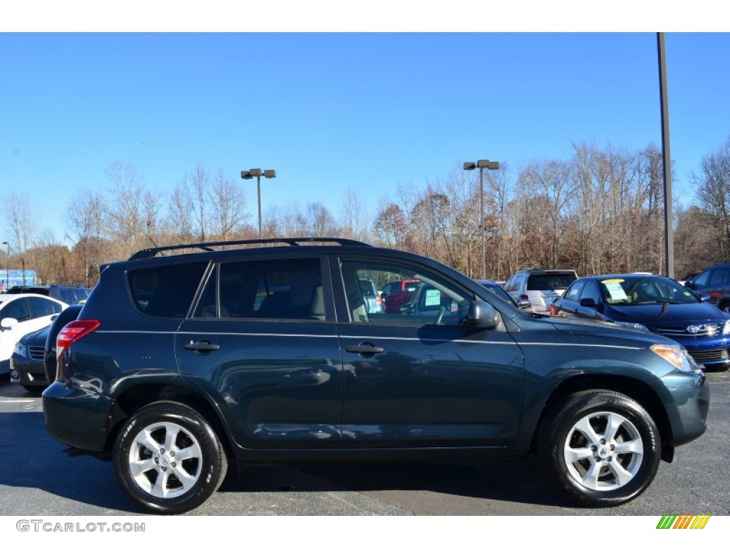 2010 RAV4 I4 - Black Forest Pearl / Ash Gray photo #2