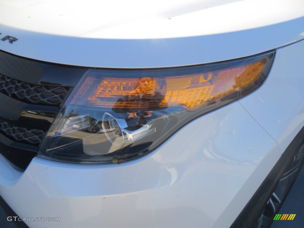 2014 Explorer Sport 4WD - White Platinum / Sport Charcoal Black photo #8