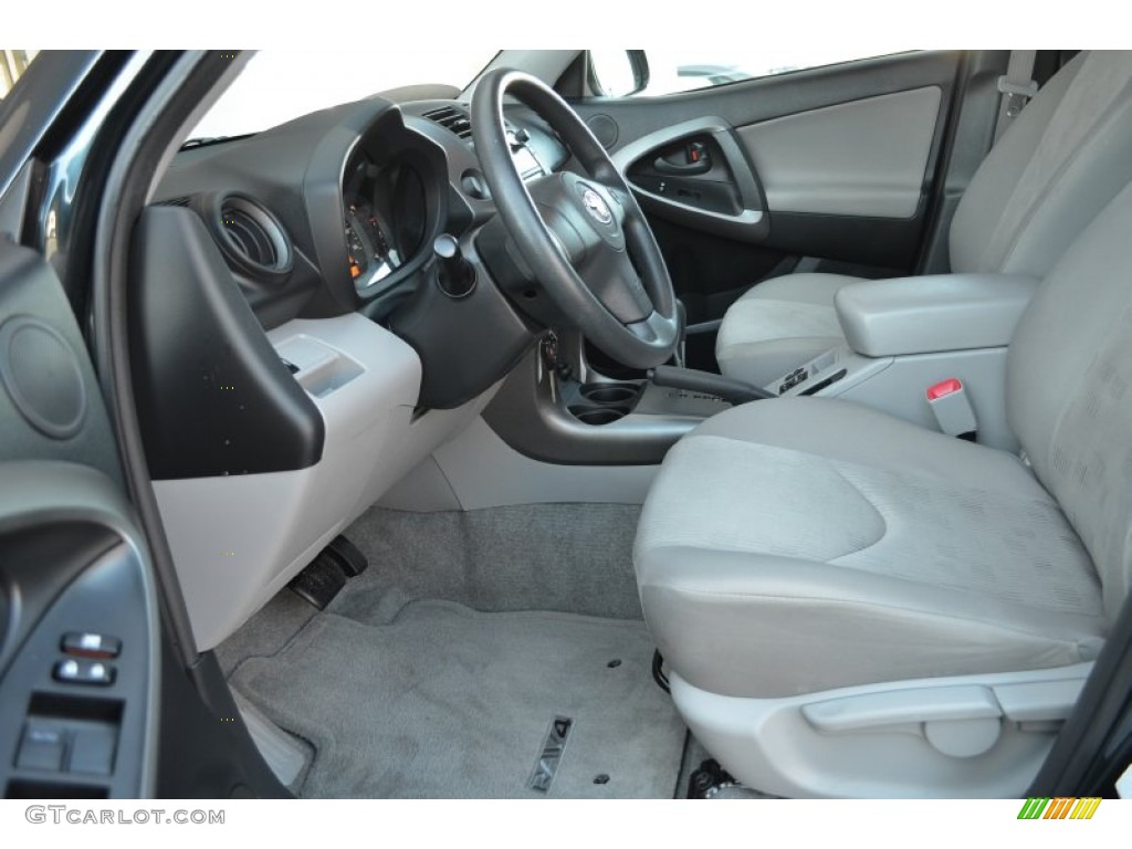 2010 RAV4 I4 - Black Forest Pearl / Ash Gray photo #9