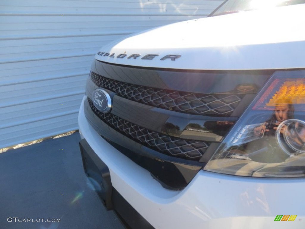 2014 Explorer Sport 4WD - White Platinum / Sport Charcoal Black photo #10