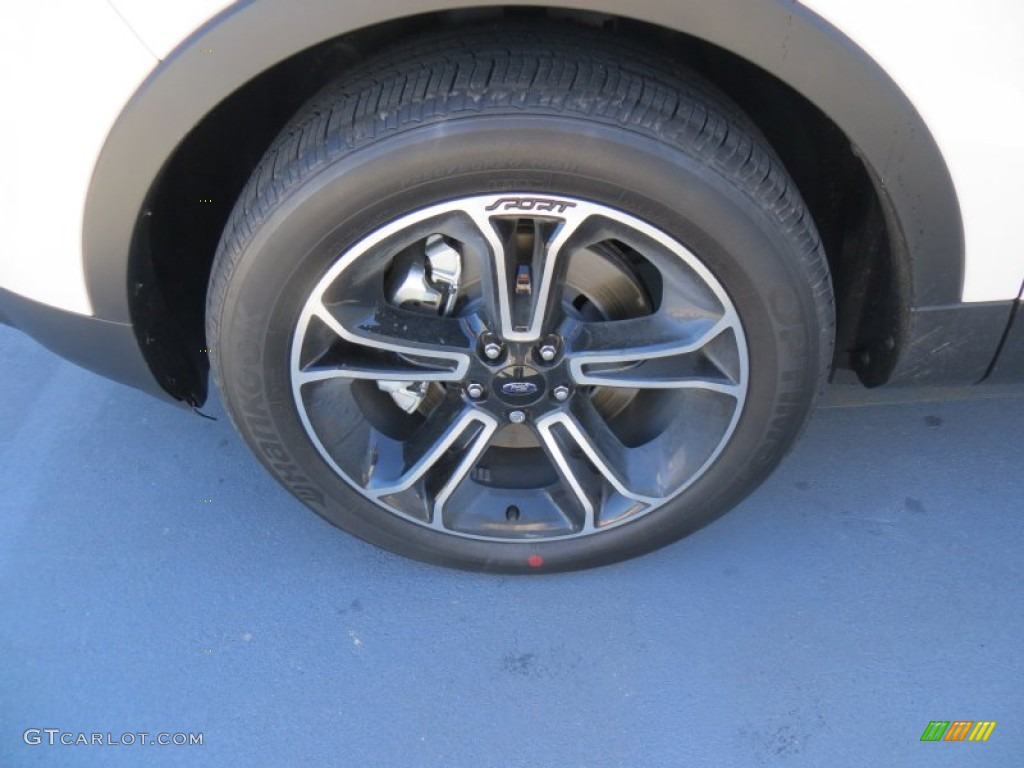 2014 Explorer Sport 4WD - White Platinum / Sport Charcoal Black photo #11