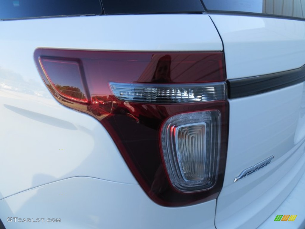 2014 Explorer Sport 4WD - White Platinum / Sport Charcoal Black photo #12