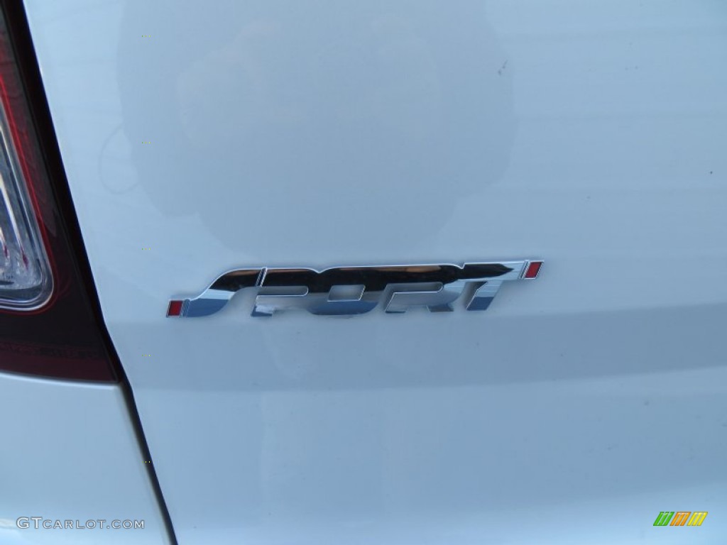 2014 Explorer Sport 4WD - White Platinum / Sport Charcoal Black photo #13