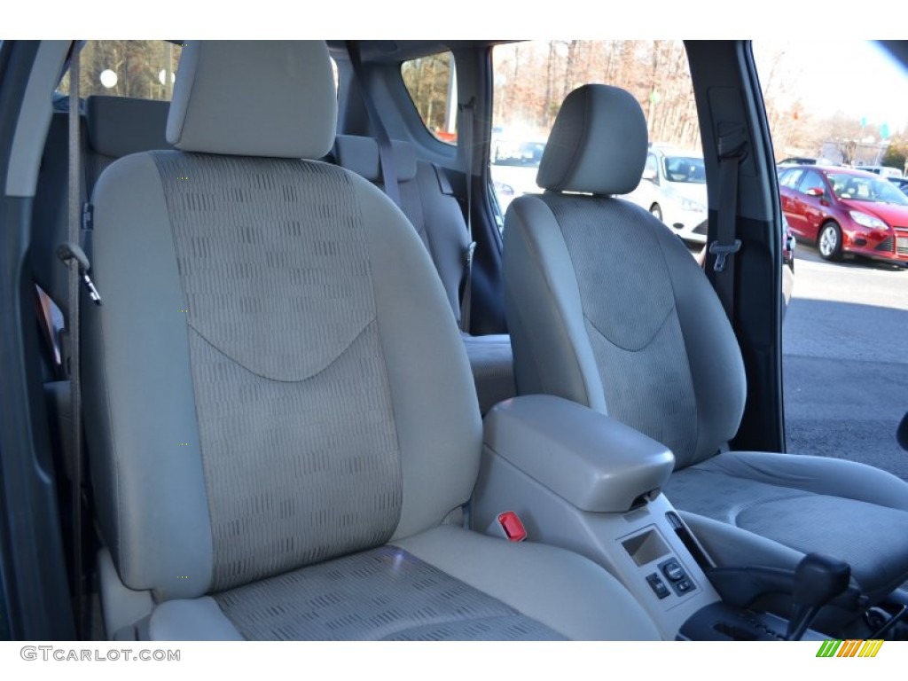 2010 RAV4 I4 - Black Forest Pearl / Ash Gray photo #15