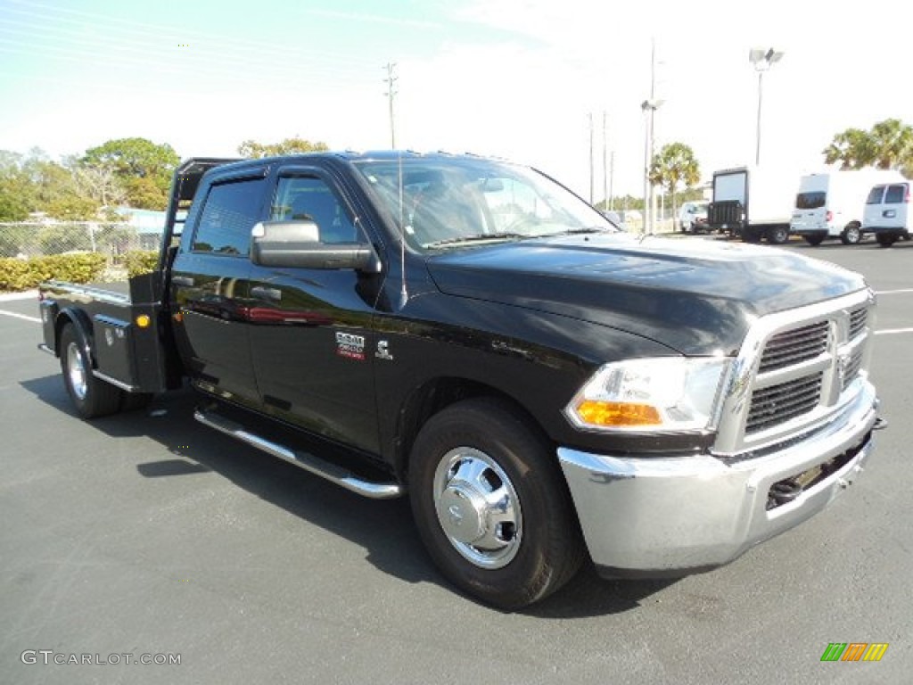 2012 Ram 3500 HD ST Crew Cab Dually Utility Truck - Black / Dark Slate/Medium Graystone photo #10