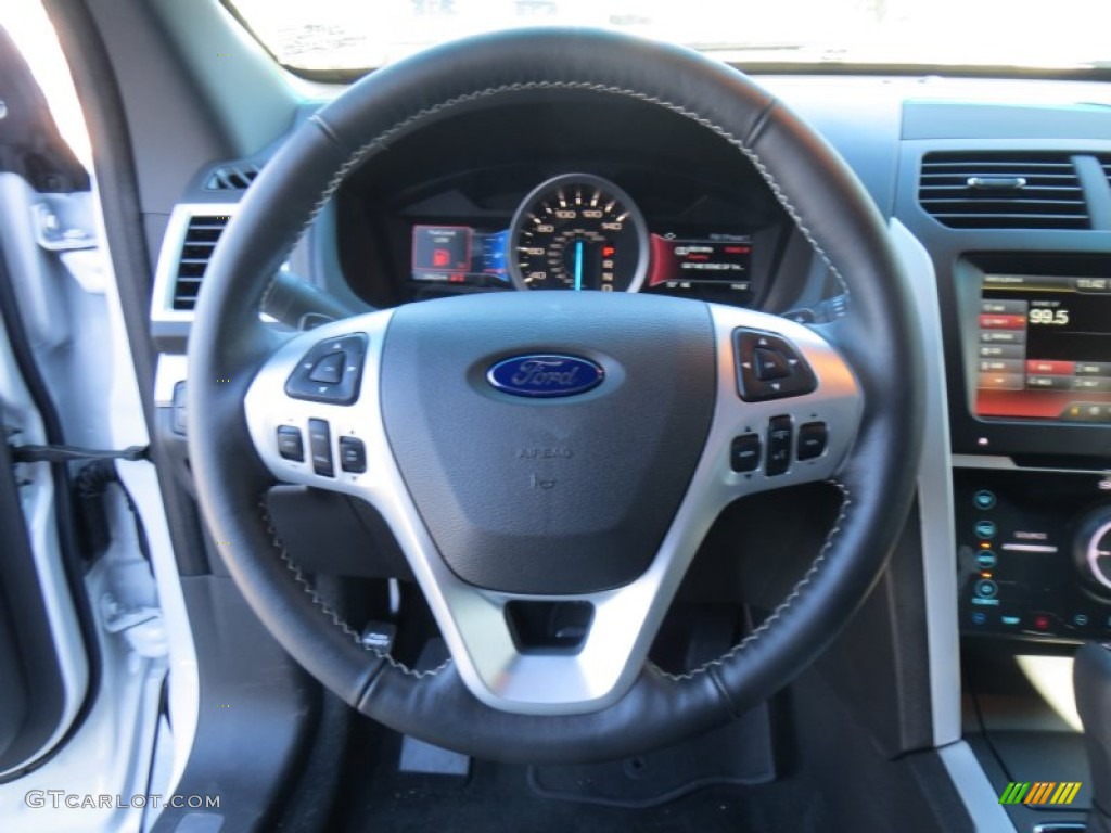 2014 Explorer Sport 4WD - White Platinum / Sport Charcoal Black photo #36