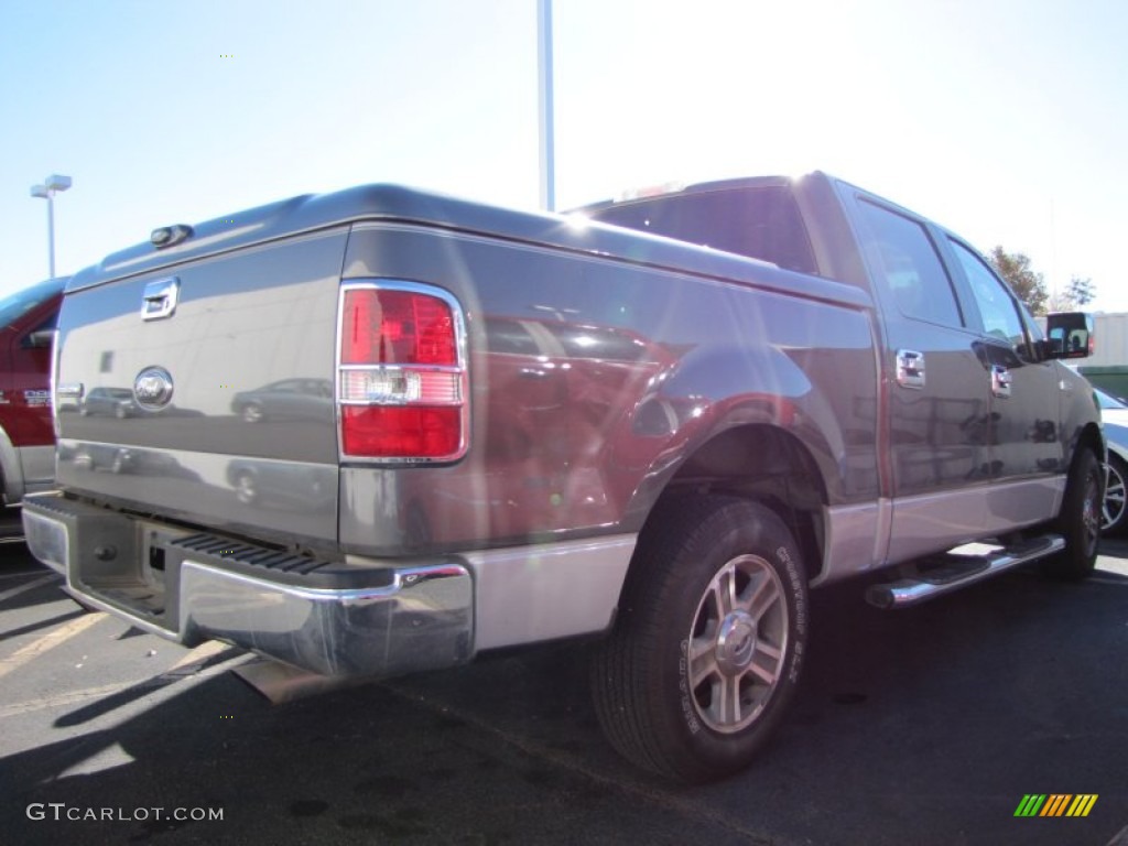 2006 F150 XLT SuperCrew - Dark Shadow Grey Metallic / Medium/Dark Flint photo #2