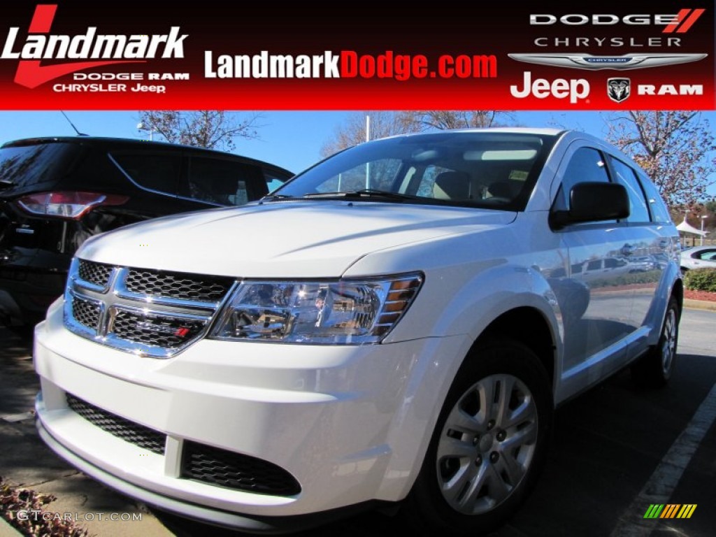 White Dodge Journey