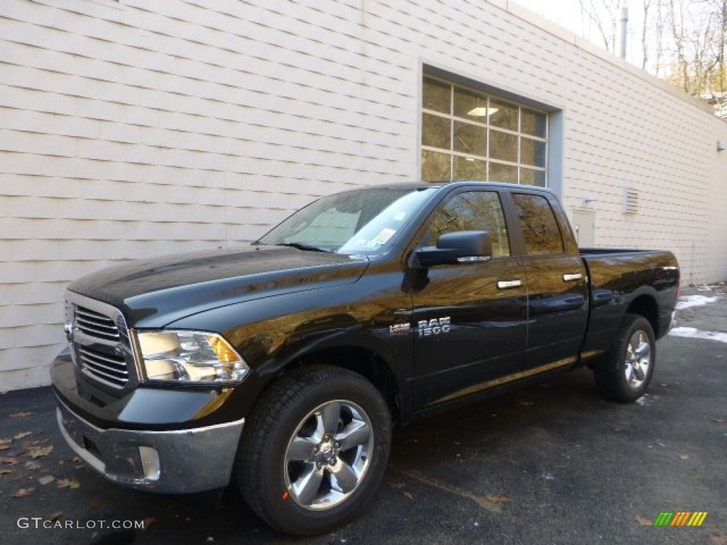 2014 1500 Big Horn Quad Cab 4x4 - Black Gold Pearl Coat / Black/Diesel Gray photo #1